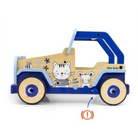 MILLY MALLY Chodzik-pchacz dla dzieci Explorer Cat and Mouse
