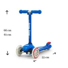 MILLY MALLY Hulajnoga SCOOTER Zapp Deep niebieski