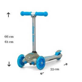 MILLY MALLY Hulajnoga SCOOTER Zapp szary