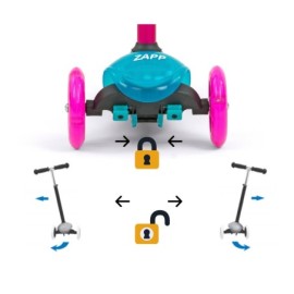 MILLY MALLY Hulajnoga SCOOTER Zapp szary