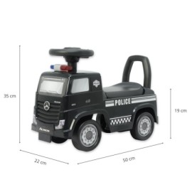 MILLY MALLY Pojazd Mercedes-Benz Actros Police Black
