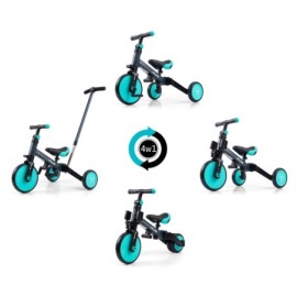 MILLY MALLY Rowerek 4w1 OPTIMUS Plus mint