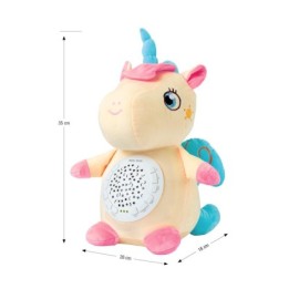 MILLY MALLY Zabawka pluszowa z projektorem Milly Unicorn