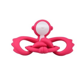 Mombella 00812 Gryzak Zabawka Małpka Dark Pink