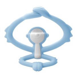 Mombella 8081-2 Gryzak Zabawka Małpka Light Blue