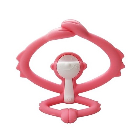 Mombella 8081-4 Gryzak Zabawka Małpka Pink