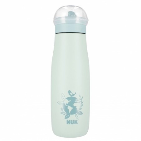 NUK 225328 Kubek ze stali nierdzewnej  500ml Mini +12m glob