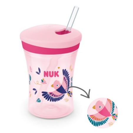 NUK 255574 Kubek niekapek EVOLUTION ACTION CUP 230 ml 12+ KAMELEON