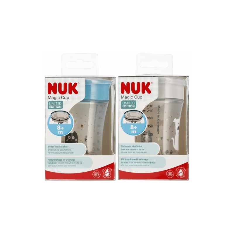 NUK 255684 Kubek 230 ml MAGIC 8m+