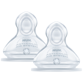 NUK 721265 FC+ Smoczek 2 M na butelkę silikonowy 2szt