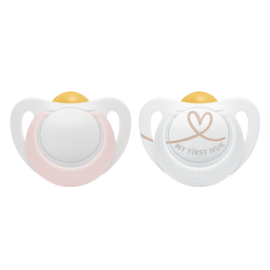 NUK 737046 Smoczek uspokajający lateksowy 18-36m STAR 2 szt