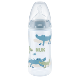 NUK 741103 Butelka FC+ 300 ml ze wskaźnikiem temperatury smoczek sil. 6-18 m FLOW CONTROL