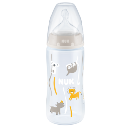 NUK 741103 Butelka FC+ 300 ml ze wskaźnikiem temperatury smoczek sil. 6-18 m FLOW CONTROL