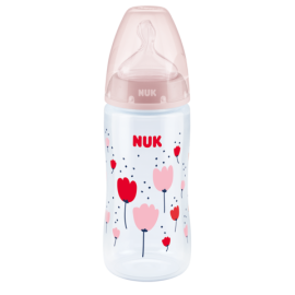 NUK 741926 Butelka FC+ PP 300 ml z wskaźnikiem temperatury smoczek silikonowy 0-6 m-cy M