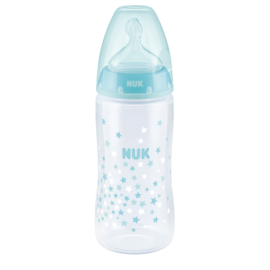 NUK 741926 Butelka FC+ PP 300 ml z wskaźnikiem temperatury smoczek silikonowy 0-6 m-cy M