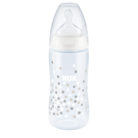 NUK 741926 Butelka FC+ PP 300 ml z wskaźnikiem temperatury smoczek silikonowy 0-6 m-cy M