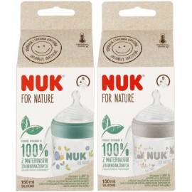 NUK 743076 Butelka 150 ml For Nature smoczek sil. S