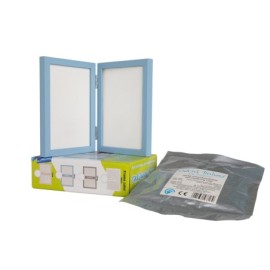 ODCISK BOBASA Tiny Memories - Ramka z glinką niebieska