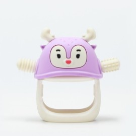 SMILY MIA Gryzak silikonowy Renifer purple