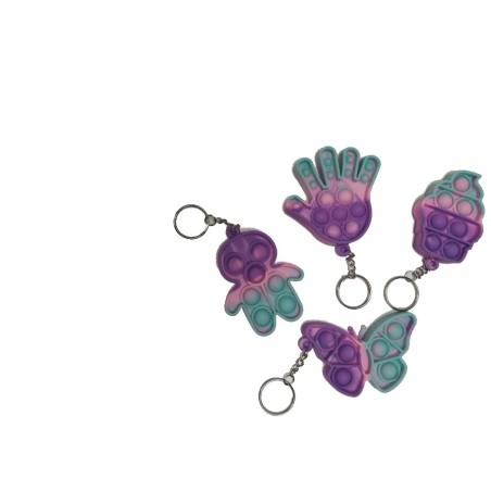 SMILY PLAY BR04461 POP IT Tęczowy brelok