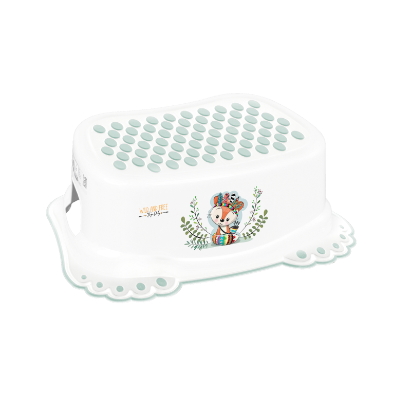 TEGA DZ-006-103-LISEK-Z Podnóżek antypoślizgowy DZIKI ZACHÓD zielony