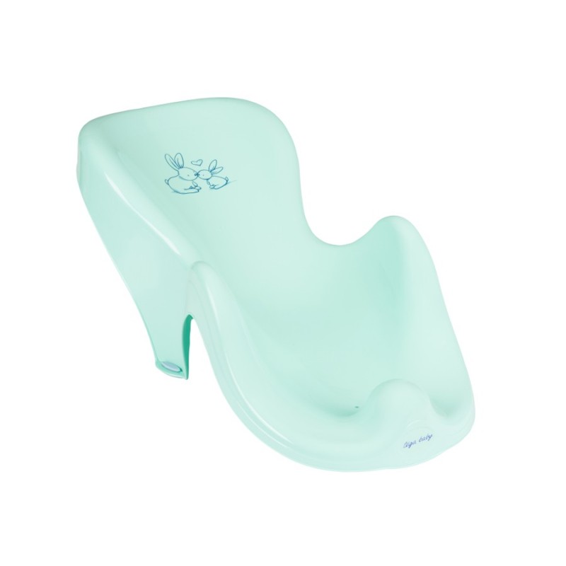 TEGA KR-003-105 Fotelik do kąpieli antypoślizgowy KRÓLICZKI j.zielony