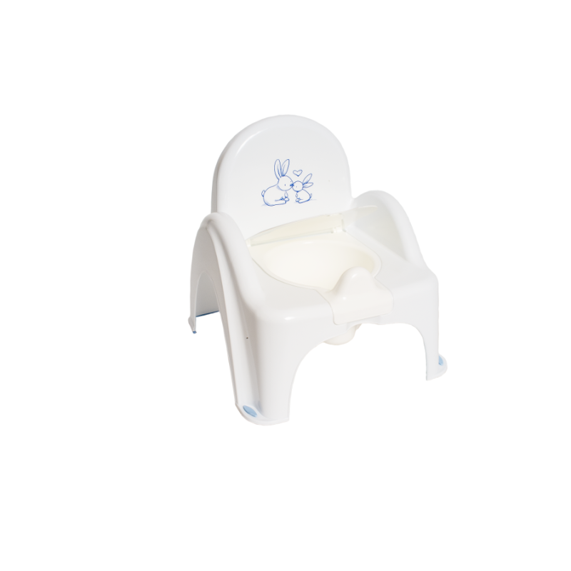 TEGA PO-065-103 Nocnik krzesełko Króliczki z pozytywką biały