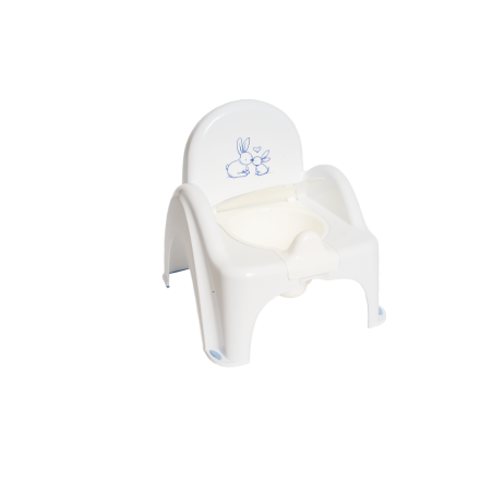 TEGA PO-065-103 Nocnik krzesełko Króliczki z pozytywką biały