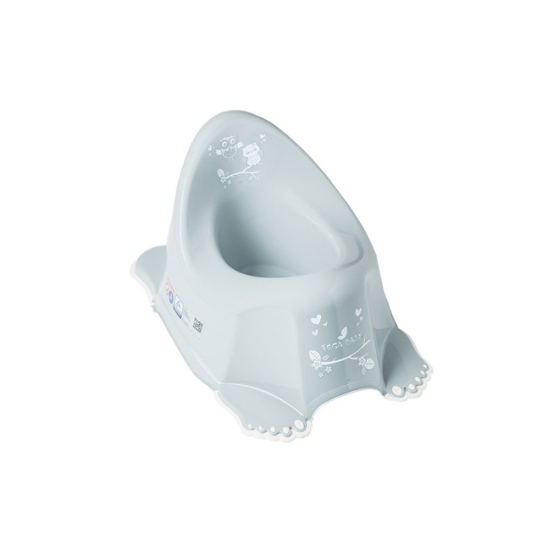 TEGA SO-001-106 Nocnik antypoślizgowy SOWA szary