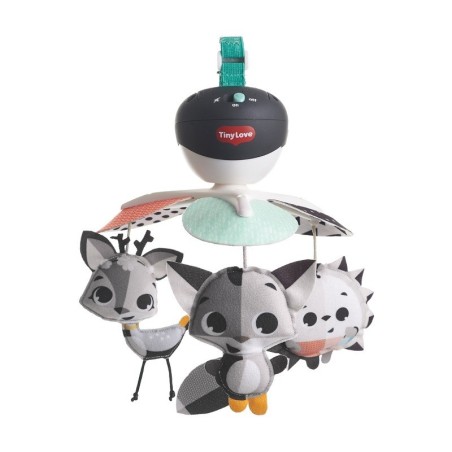 TINY LOVE TL1305906830R Karuzela podróżna - Magiczna Kraina - czarno-biała