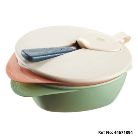 TOMMEE TIPPEE TTP44671892   44671894 Miska z pokrywką i łyżeczką