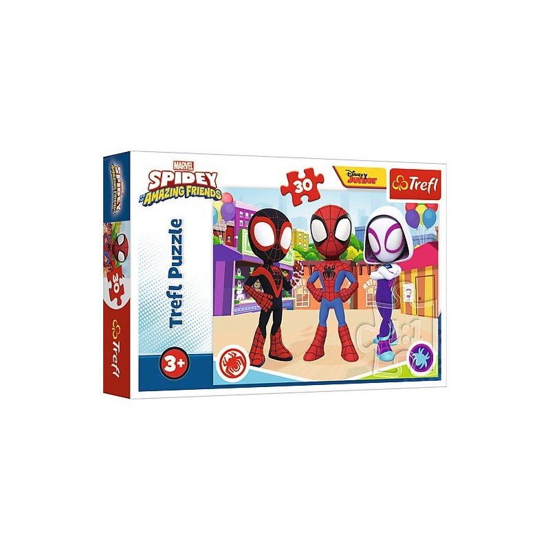 TREFL 18285 Puzzle 30 Przygody Spiday'a i przyjaciół