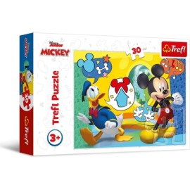 TREFL 18289 Puzzle 30 Myszka Miki i Wesoły Domek