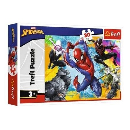 TREFL 18307 Puzzle 30 Kolory Spider-Man'a