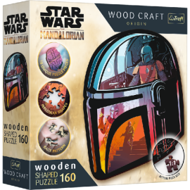 TREFL 20186 Puzzle drewniane 160 Star Wars The Mandalorian