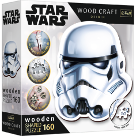 TREFL 20188 Puzzle drewniane Star Wars 160 Hełm Szturmowca