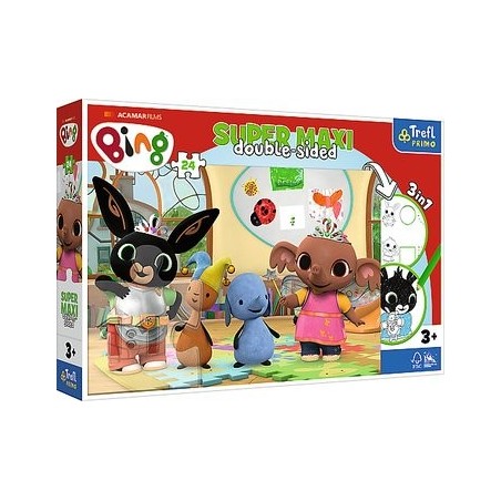 TREFL 41003 Puzzle 24 SUPER MAXI Bing z przyjaciółmi