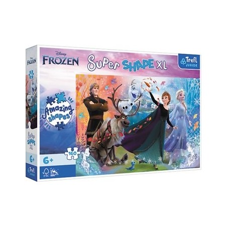 TREFL 50022 Puzzle 160 XL Odkryj świat Frozen