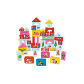 TREFL 61571 Klocki drewniane Paw Patrol Cyferki