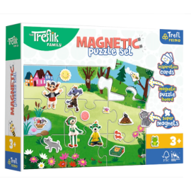 TREFL 93166 Puzzle magnetyczne - Treflikowy dzień