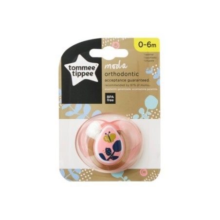 TT 43338670 Smoczek uspokajający MODA GIRL 0-6m 1 szt.