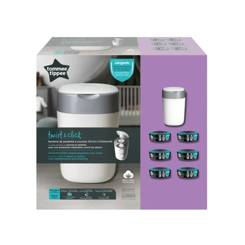 TT 85100401 SANGENIC TWIST Pojemnik biały + 6x wkłady