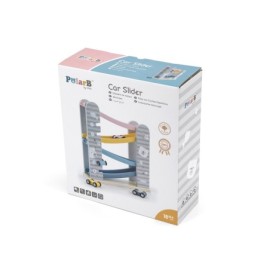 Viga PolarB 44013 – Zjeżdżalnia i Tor dla Samochodzików Drewniany