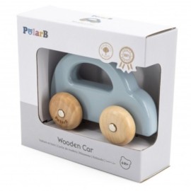 VIGA 44224 PolarB Drewniany samochodzik niebieski