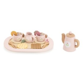 VIGA 44267 PolarB Serwis do herbaty różowy Fantazja