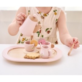 VIGA 44267 PolarB Serwis do herbaty różowy Fantazja