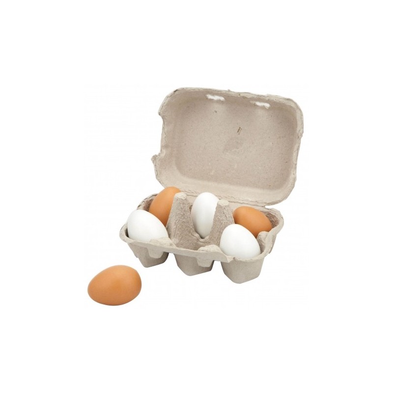 VIGA 59228 Jajka drewniane w wytłoczce