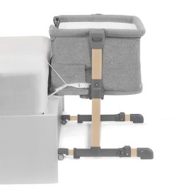 KINDERKRAFT Łóżeczko dostawne Neste Grow Light Grey Full Wood