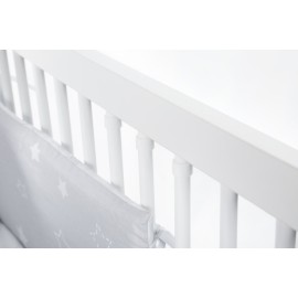 KLUPŚ Łóżeczko NEL SERCE popiel-biel