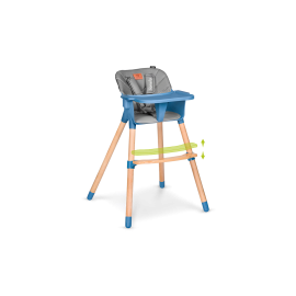 LIONELO Krzesełko do karmienia Koen Blue Sky